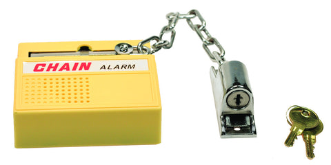 Door chain alarm